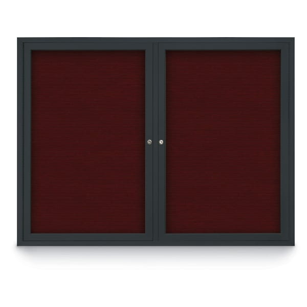 Letterboard, Burgundy/Black
